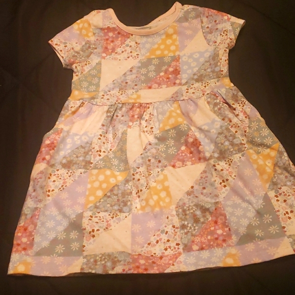 Toddlers Patchwork Dress - Picture 1 of 4